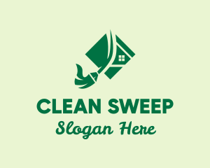 Sweep - House Sweep Cleaning logo design