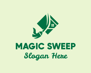 House Sweep Cleaning logo design