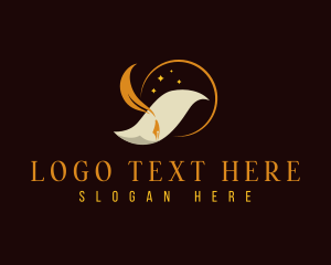 Writing Quill Pen Logo