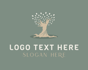 Yoga - Tree Nature Park logo design