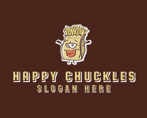 Happy French Fries logo design