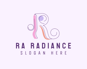 Fashion Letter R logo design