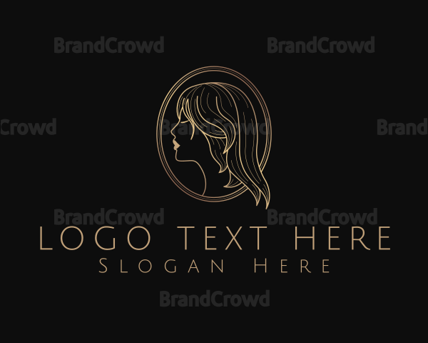 Feminine Gold Fashion Logo