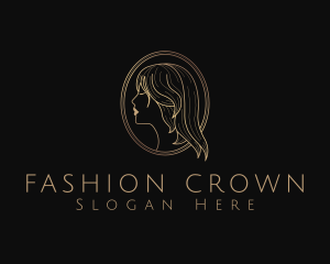 Feminine Gold Fashion logo design