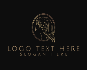 Feminine Gold Fashion Logo