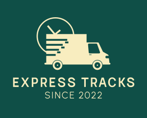 Express Delivery Truck logo design