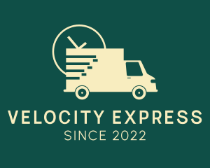 Express Delivery Truck logo design