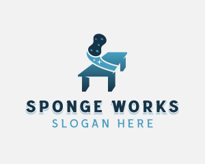 Sponge - Cleaner Sponge Disinfection logo design