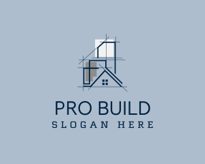 Architect Home Build logo design