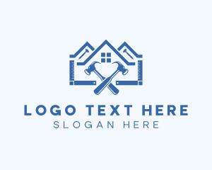 Remodeling - Builder Carpentry Tools logo design