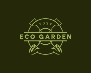 Greenery - Shovel Landscaping Tool logo design