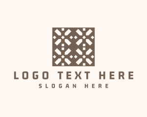 Textile - Tile Flooring Pattern logo design