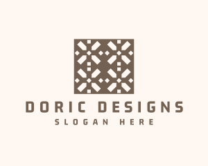 Tile Flooring Pattern logo design