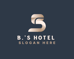 Luxury Hotel Letter B logo design