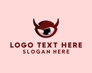 Horror - Demon Evil Eye logo design