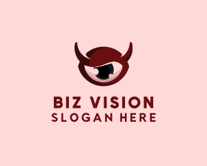 Demon Evil Eye logo design