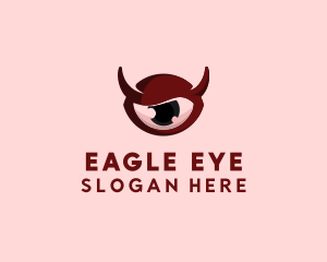 Demon Evil Eye logo design