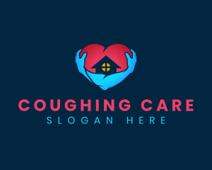 Home Care Heart logo design