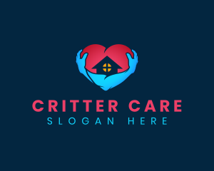 Home Care Heart logo design