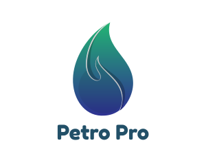 Petroleum - Gradient Candle Light logo design