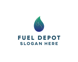 Gasoline - Gradient Candle Light logo design