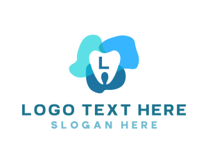 Dental Implant - Orthodontics Teeth Clinic logo design