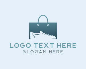 Shopping Bag - Shoes Retail Sale logo design