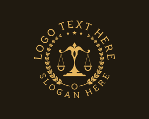 Scale - Attorney Justice Law logo design