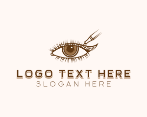 Eyeliner - Eyeliner Beauty Cosmetic logo design
