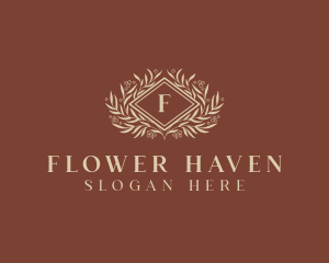 Flower Wreath Florist logo design