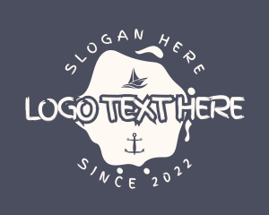 Fishing Vessel - Marine Boat Sailing logo design