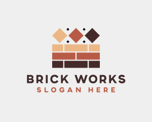 Brick - Brick Tile Flooring logo design