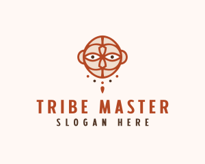 Mayan Ritual Mask  logo design