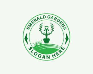 Plant Shovel Landscaping logo design