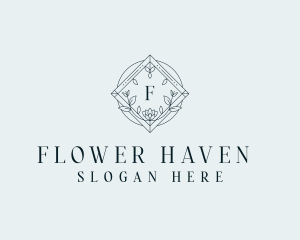 Flower Boutique Gardening logo design