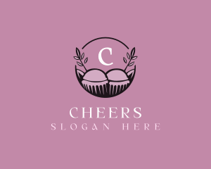 Floral Cupcake Baking Logo