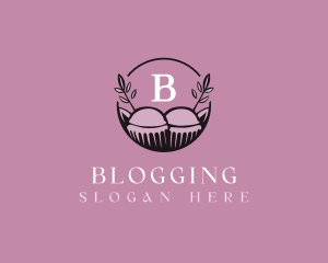 Dessert - Floral Cupcake Baking logo design