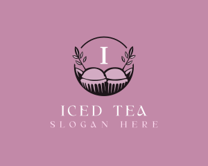 Floral Cupcake Baking logo design