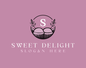 Floral Cupcake Baking logo design