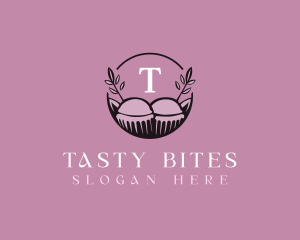 Delicious - Floral Cupcake Baking logo design