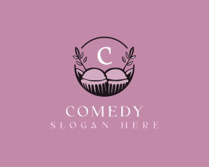 Sweet - Floral Cupcake Baking logo design