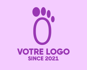 Purple - Purple Foot Step logo design