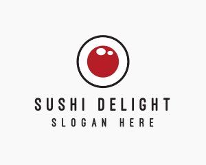 Sushi - Japanese Sushi Roll logo design