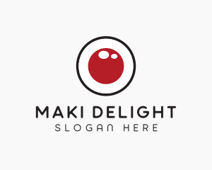 Japanese Sushi Roll logo design