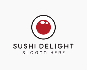 Japanese Sushi Roll logo design