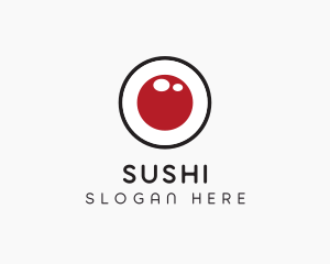 Japanese Sushi Roll logo design