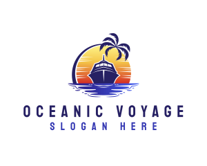 Cruise - Sailing Cruise Travel logo design