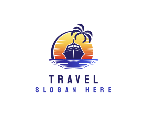 Sailing Cruise Travel logo design