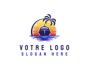 Sailing Cruise Travel logo design