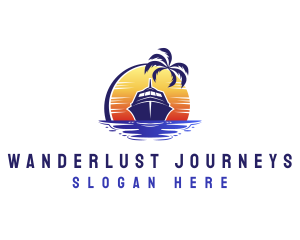 Travel - Sailing Cruise Travel logo design